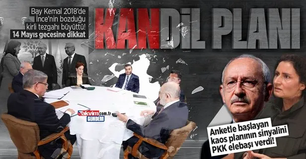 Terörün siyasi ayağı HDP’nin de katıldığı 6+1’li koalisyon 14 Mayıs gecesi ne planlıyor? Kirli tezgah deşifre oldu: Sinyali Kandil verdi