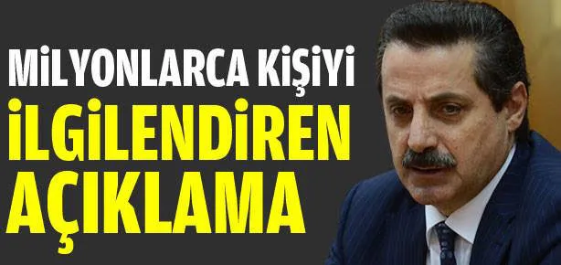 Milyonlarca kişiyi ilgilendiren açıklama