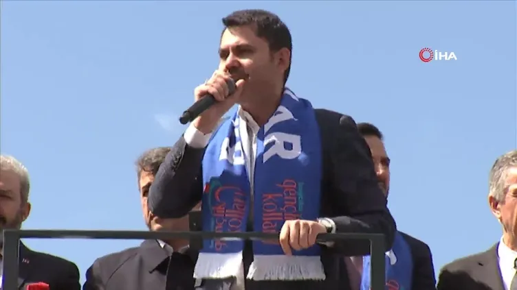 Bakan Kurum: “Bizim icraatlarımızın uzandığı noktaya, onların hayalleri bile ulaşamaz’’