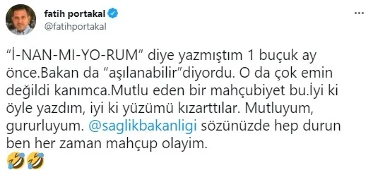 fatih-portakal-ve-canan-kaftancioglunu-morartan-gelisme-asi-sirasi-18-yas-ve-uzerine-geldi-1624613541784.jpg Sağlık Bakanı Koca'dan Kaftancıoğlu'na '18 yaşa aşı' göndermesi: Yüzü kızarmayacak diyenler umarız sık sık güneşe çıkıyorlar-4