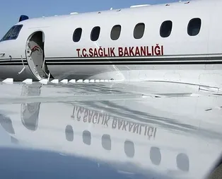 Uçak ambulans Türk mühendis için havalandı