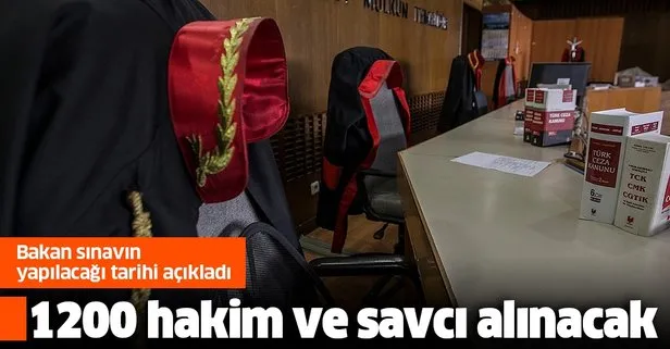 Son dakika: Adalet Bakanı Gül: Bin 200 hakim ve savcı alımı için 21-22 Kasım’da yazılı sınav yapılacak