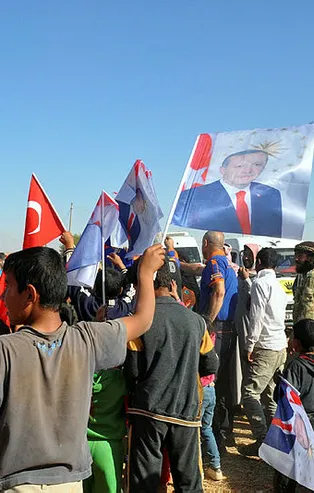 Tel Abyad'lı çocukların Erdoğan sevgisi!
