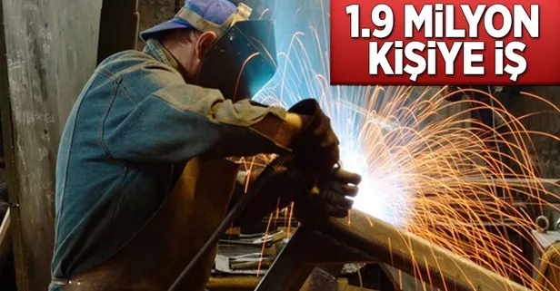 1.9 milyon kişiye iş