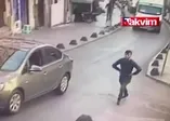 Beyoğlu'nda kapkaç anları kamerada