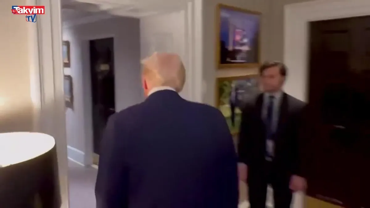 Donald Trump Netanyahu'yu böyle karşıladı | VİDEO