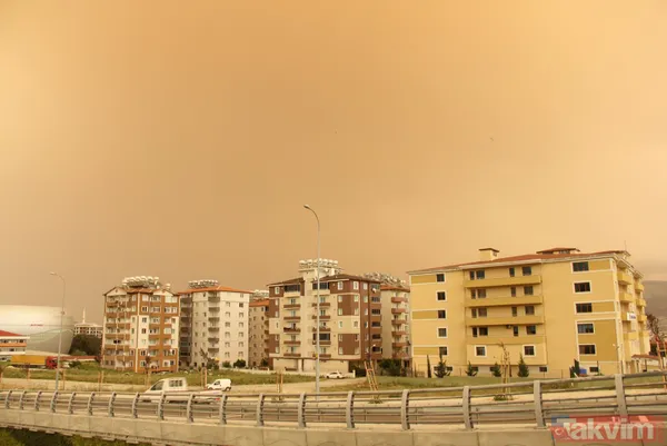 Dışarı çıkan yanar! Göz gözü görmüyor! Meteoroloji uyarmıştı: Türkiye'nin güneyini toz bulutu sardı - 17