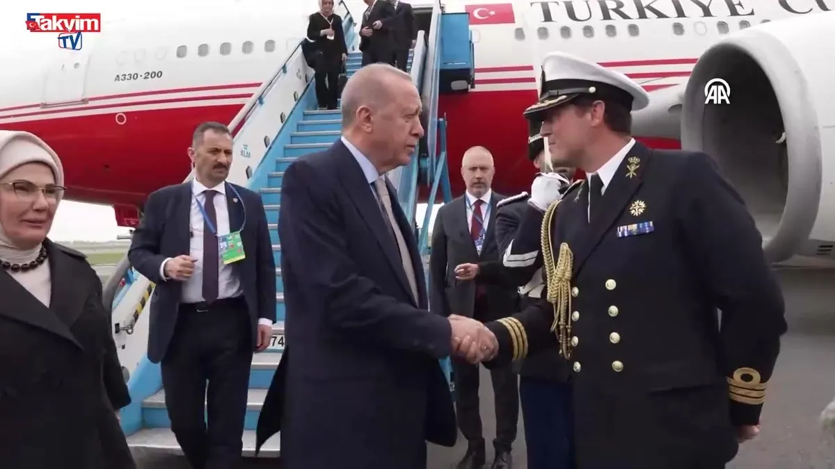 Başkan Erdoğan Amsterdam’da!