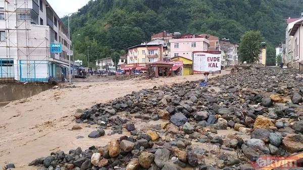İşte Giresun'daki sel felaketinden görüntüler - 36