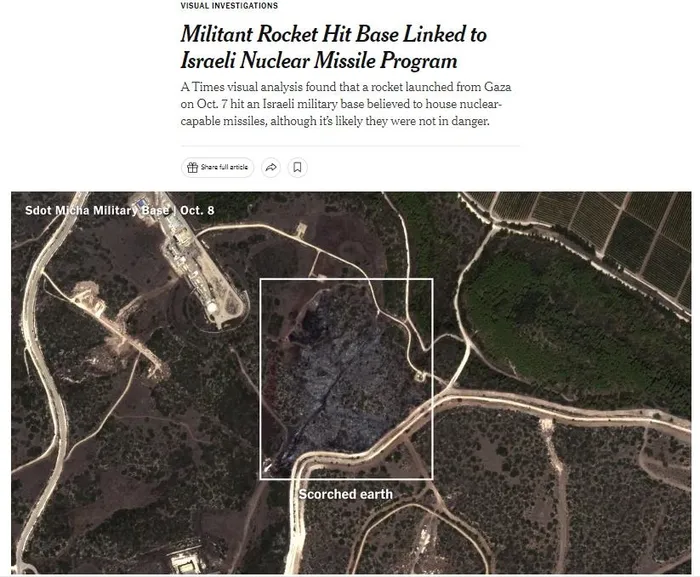 Soykırımcının nükleer faaliyetlerini Hamas tespit etti: Demir Kubbe’yi delip geçen roket gerçekleri ortaya çıkardı-2