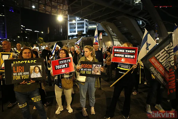 İsrail sokakları karıştı | Tel Aviv sokaklara döküldü! Katil Netanyahu'ya tepki yağdı: İstifa et - 5