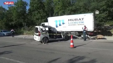Tokat'ta feci kaza: 2 ölü 3 yaralı!