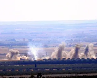 DAEŞ’e havadan ve karadan bombardıman