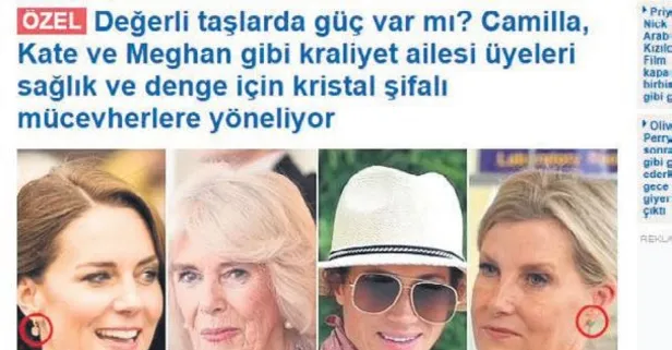 Kraliyetin "taş"ları! Prenses Camilla ametist taşını seçti