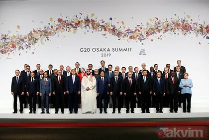 G20 Osaka Zirvesi başladı! Lider zirvede eşler gezide...