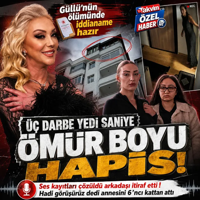 Güllünün ölümünde iddianame hazır! Kızı Tuğyan Ülkem Gültere ağırlaştırılmış müebbet hapis talebi: Hadi görüşürüz dedi, annesini 6’ncı kattan attı