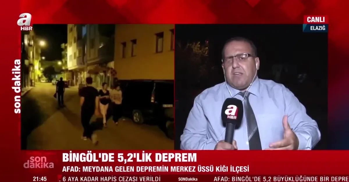 Bingöl'de 5,2 şiddetinde deprem meydana geldi | A Haber muhabiri deprem bölgesinde son durumu aktardı