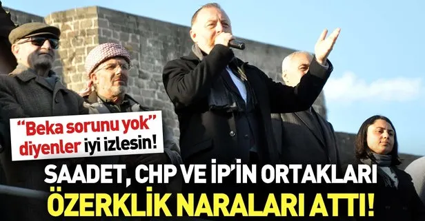 Kirli yüzleri deşifre oluyor! HDP seçim otobüsünden özerklik naraları attı