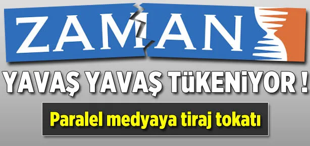 Zaman’ın tirajı 1 milyonun altına düştü