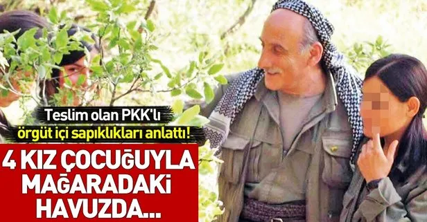 Teslim olan PKK’lı anlattı: Mağaradaki havuzda öyle görünce...