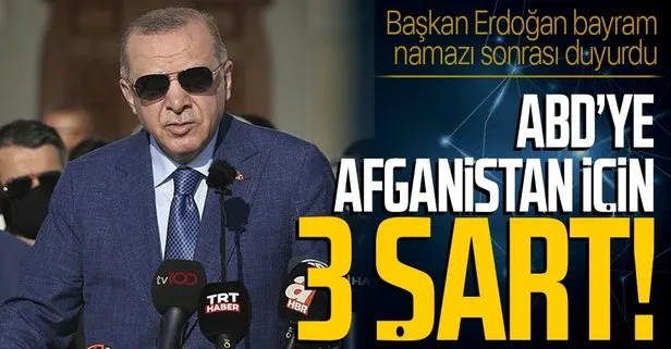 Erdoğan'dan bayram namazı sonrası önemli açıklamalar