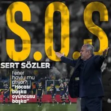 Fenerbahçe S.O.S veriyor! İsmail Kartal’a sert sözler
