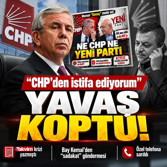 Mansur Yavaş depremi! CHPden istifa etti... Süreç buraya nasıl geldi? Kılıçdaroğlu ve Özelden ilk yorum!