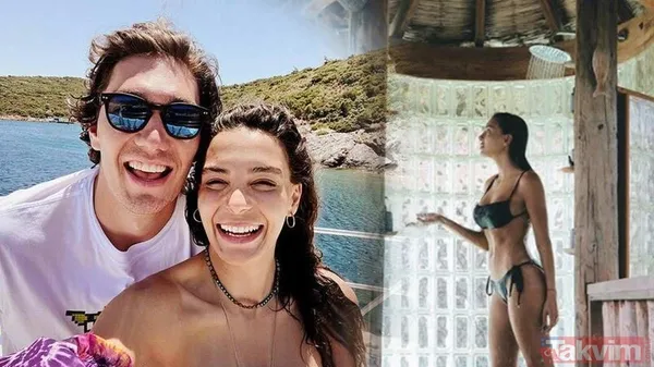 Ebru Şahin bikini şovuna devam ediyor basketbolcu sevgilisi Cedi Osman işini biliyor! Hercai'nin Reyyan'ı yine yaktı geçti - 1