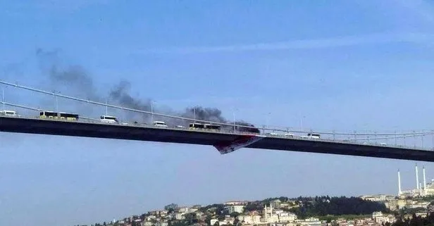 15 Temmuz Şehitler Köprüsü’nde aracını ateşe verip köprüden atlayan kişinin cansız bedeni bulundu