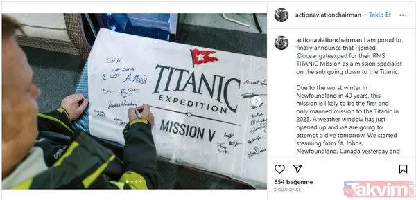 111 yıl sonra gelen ikinci felaket! Titanik enkazına turist taşıyan denizaltı kayboldu! Aralarında İngiliz milyarder Hamish Harding de yer alıyor - 5