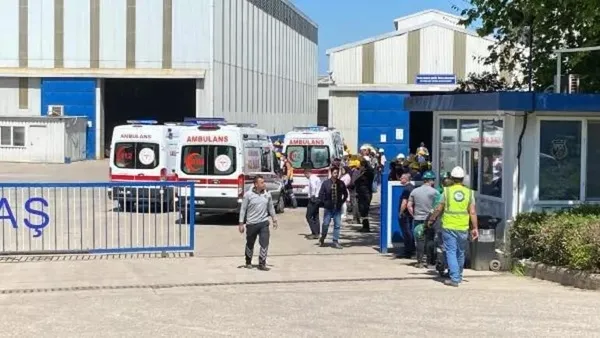 Kocaeli'de fabrika yangını! 10 işçi dumandan etkilendi-2