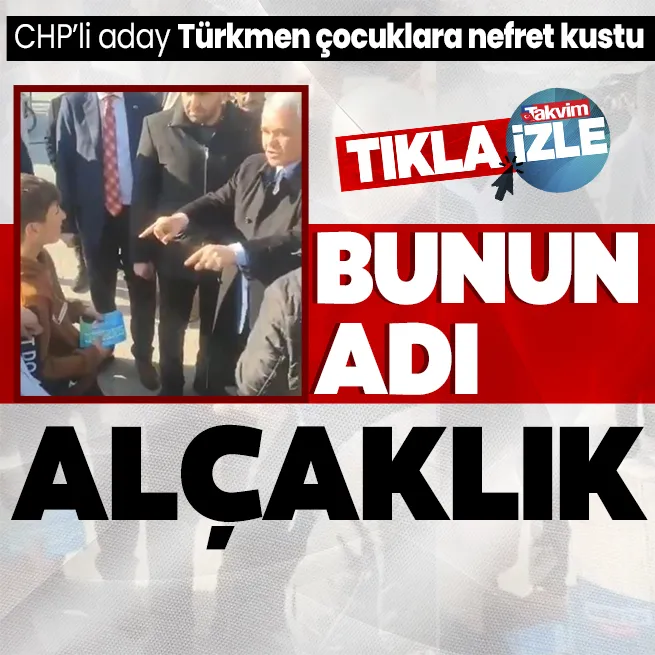 CHPli Mamak Belediye Başkan adayı Veli Gündüz Şahin Irak Türkmeni çocuklara nefret kustu!