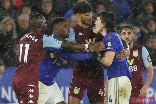 Çağlar Söyüncü sahada çılgına döndü! Rakibinin üzerine yürüdü... - 4