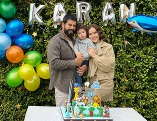 Kuruluş Osman’ın yıldızı Burak Özçivit ile Fahriye Evcen’in oğulları Karan 2 yaşında! Güzel oyuncu oğlunun doğum gününü böyle kutladı
