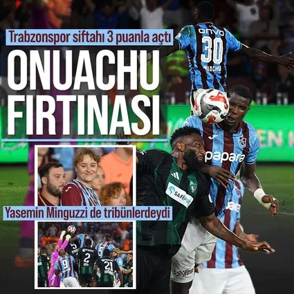 Onuachu fırtınası! Trabzonspor - Kocaelispor: 1-0 | MAÇ SONUCU