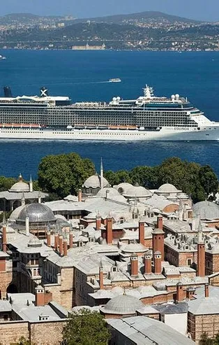 Lüks gemilerin rotası İstanbul