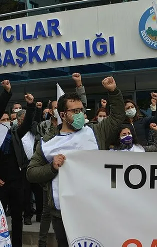CHP'li Avcılar Belediyesi'nde memurlar üçüncü kez eylemde! Sendikadan belediyeye dava hazırlığı