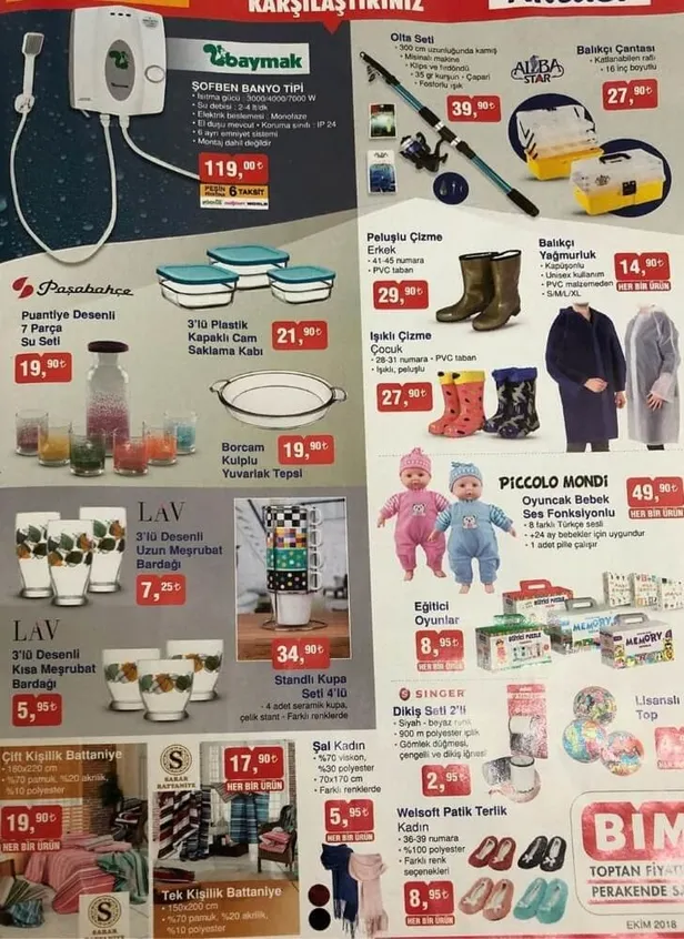 BİM indirim fırsatları... BİM 28 Eylül-5 Ekim aktüel ürünler kataloğunda bu hafta neler var? BİM aktüel ürünler...-6