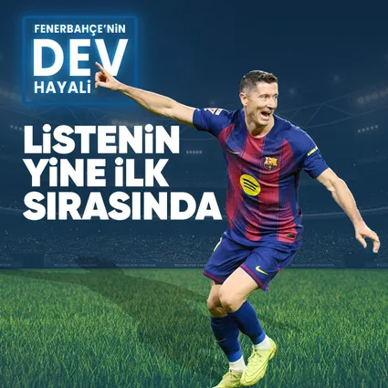 Fenerbahçe’nin forvet hedefi Lewandowski