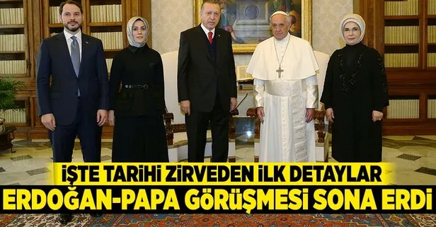 Cumhurbaşkanı Erdoğan Vatikan’da