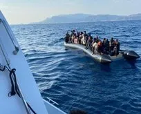İzmir açıklarında 136 düzensiz göçmen kurtarıldı