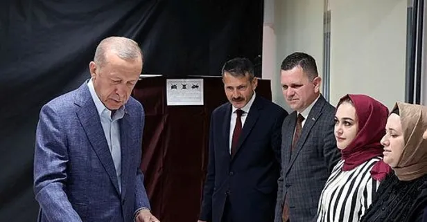 Başkan Erdoğan oy kullandığı sandıktan 212 oyla birinci çıktı