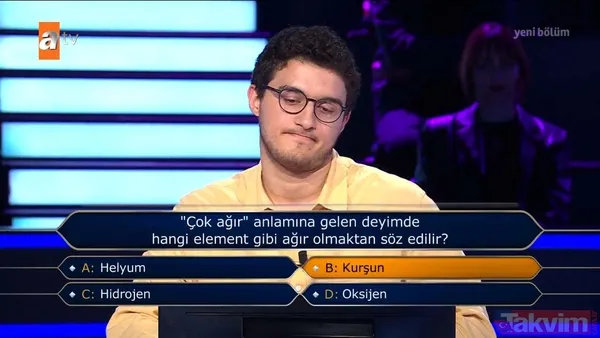 Kenan İmirzalıoğlu sordu, Kim Milyoner Olmak İster'de Yeşilçam rüzgarı esti! Neşeli Günler, Münir Özkul ve Adile Naşit... - 10