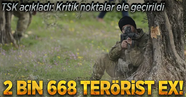 TSK açıkladı! İşte öldürülen terörist sayısı