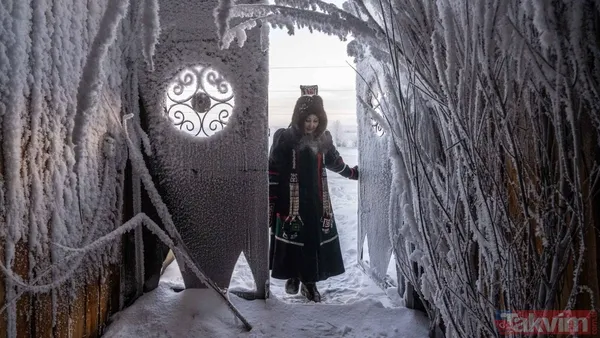 Dünyanın en soğuk köyü! Eksi 71’de insanlar evlerinde sauna kabinine sığınıyor - 10