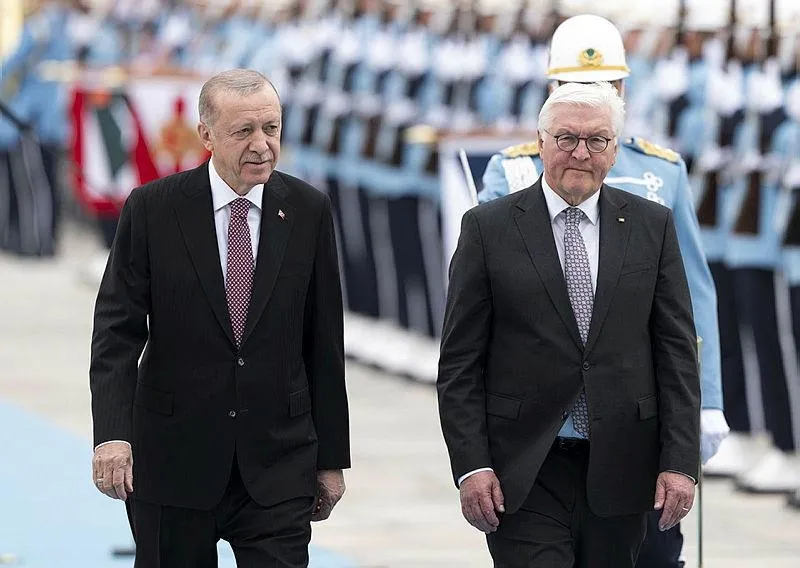 Başkan Erdoğan ve Steinmeier'den ortak açıklamalar! Ticarette hedef 60 milyar dolar... | "Gazze'deki manzarayı Almanlar da görmeli"-12
