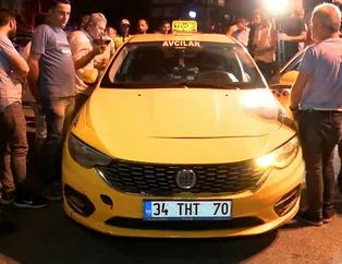 İstanbul’da taksiciye falçatalı saldırı