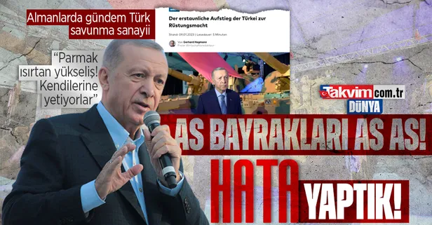 Alman medyasında gündem Türkiye'nin savunma sanayisi: Türkiye'nin şaşırtan yükselişi!