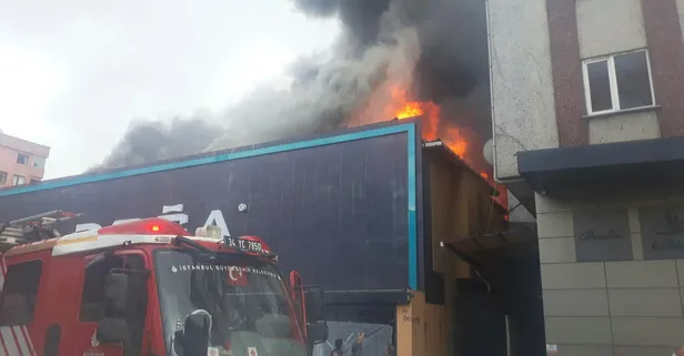 SON DAKİKA! İstanbul'da korkutan yangın! Son anda böyle kurtarıldı