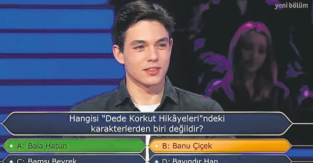 Kim Milyoner Olmak İster’de Batu Alıcı, 1 milyonluk soruyu açtırdı! Cevabı bilemeyince riske girmedi 400 bin TL’ye razı oldu